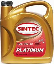 Синтетическое моторное масло SINTEC PLATINUM 5W-30 SN,CF 4 л