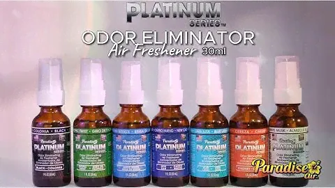 Paradise Air Platinum Series Odor Eliminating Air Freshener 30ML Oil-Based Spray