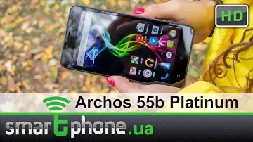 Archos 55b Platinum - Обзор большого и недорогого смартфона