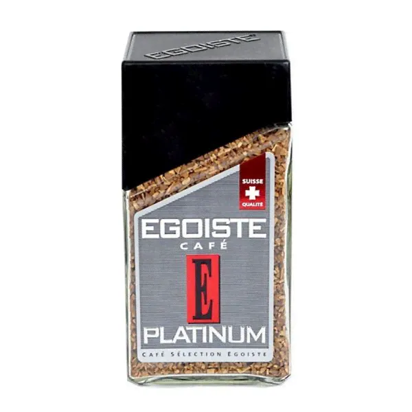 Кофе «Egoiste Platinum» (ЭГОИСТ) сублимированный (стеклянная банка) 100 г-0